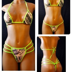 Custom Made EXOTIC  Wear Bikini Set